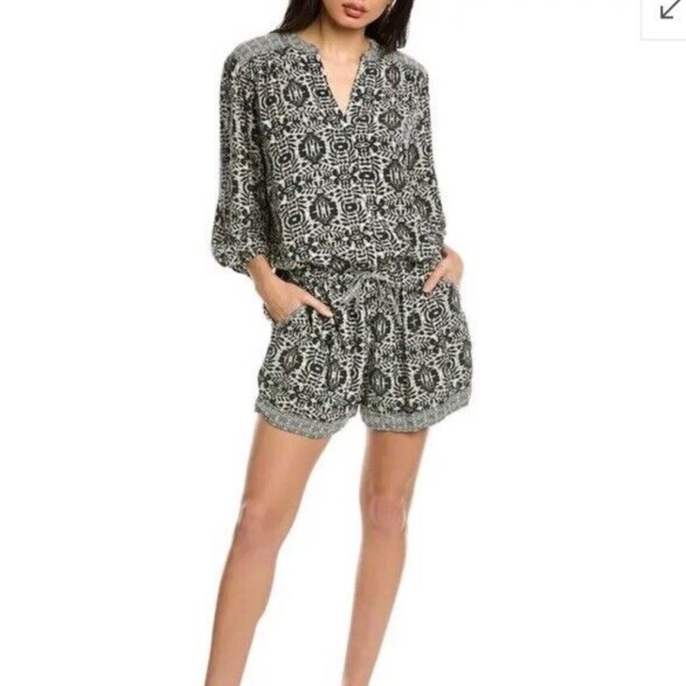 MICHAEL STARS
Talula Moroccan Printed Romper In Multi